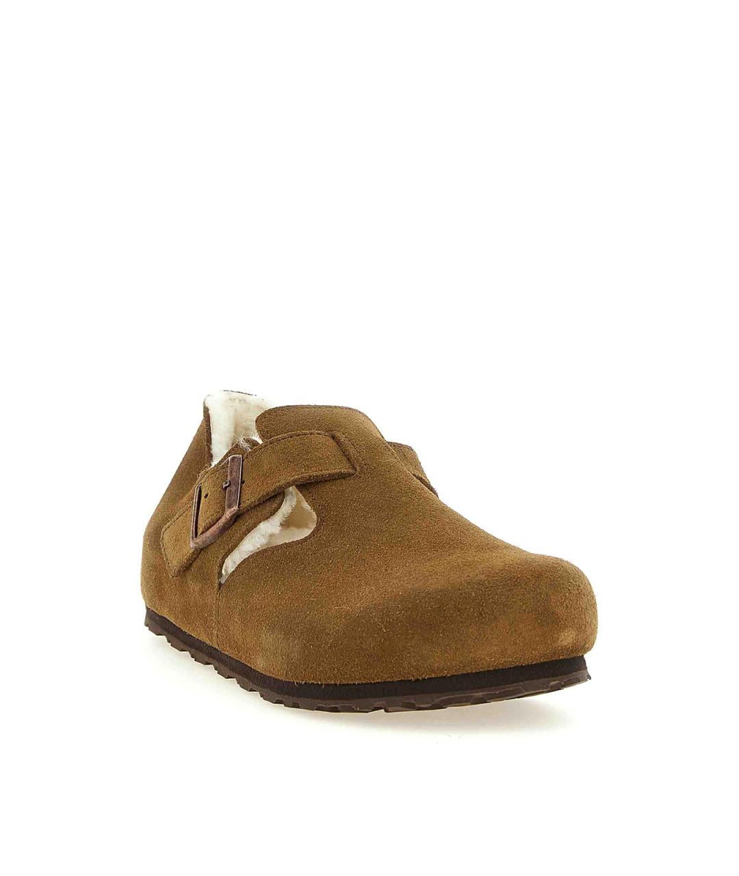 BIRKENSTOCK Коричневые замшевые ботинки, фото 2