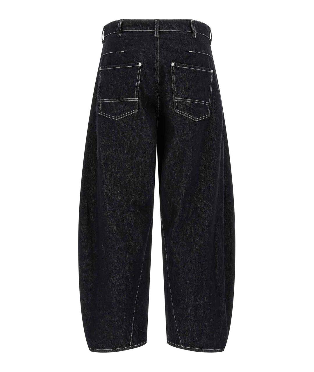 COMME DES GARÇONS HOMME PLUS Синие хлопковые прямые джинсы, фото 2