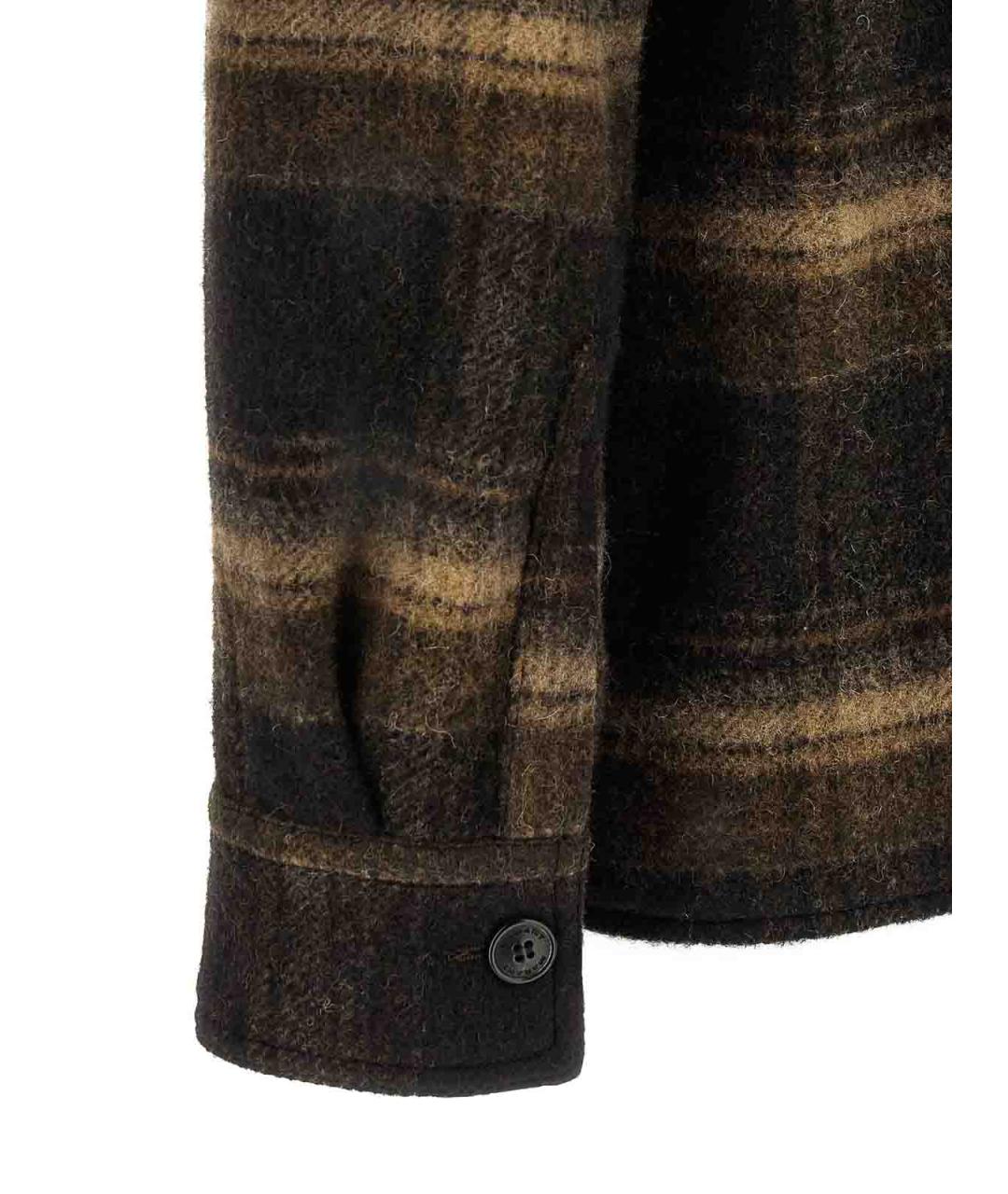 ISABEL MARANT Коричневая шерстяная куртка, фото 4