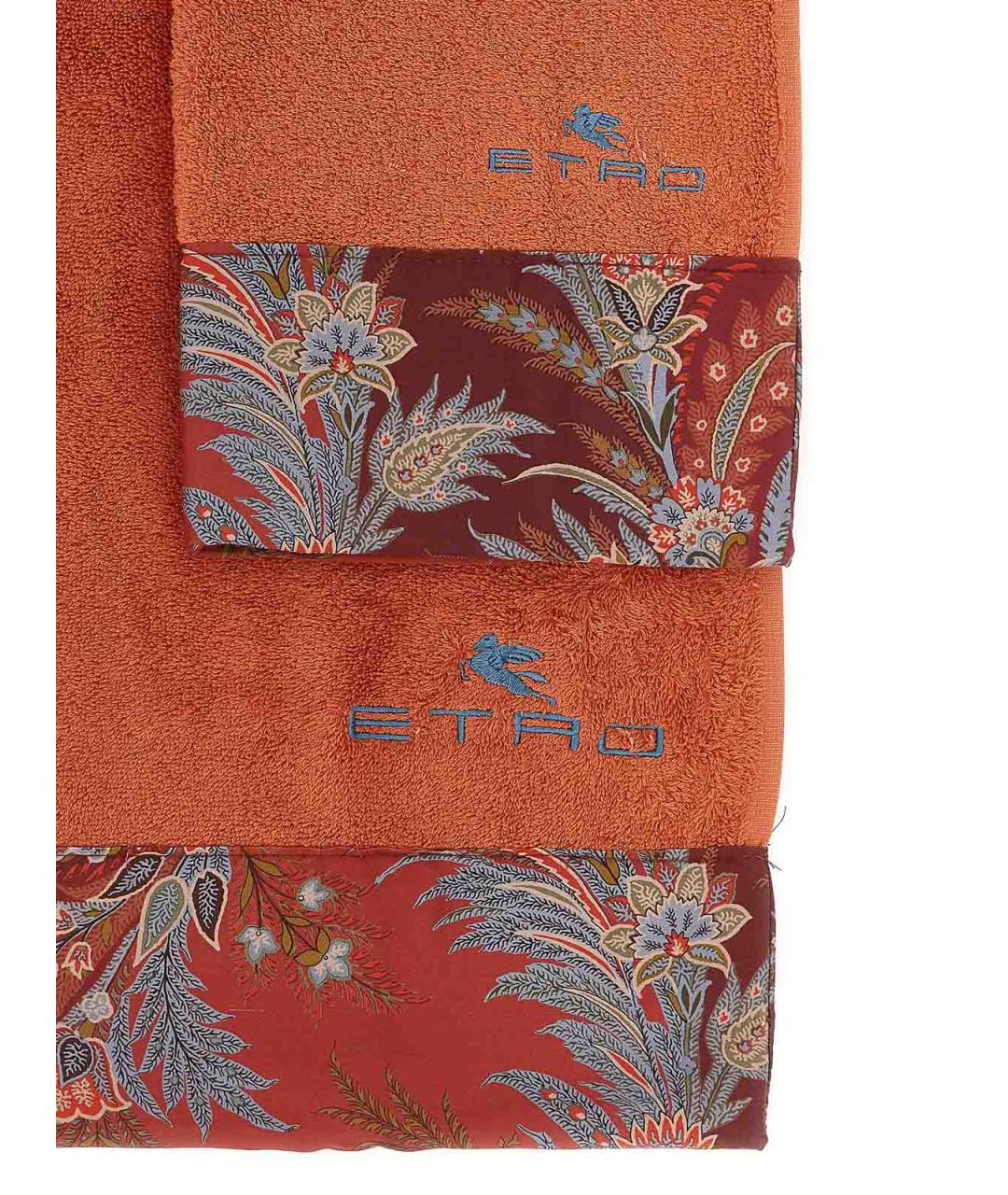 ETRO Оранжевое хлопковое полотенце, фото 3