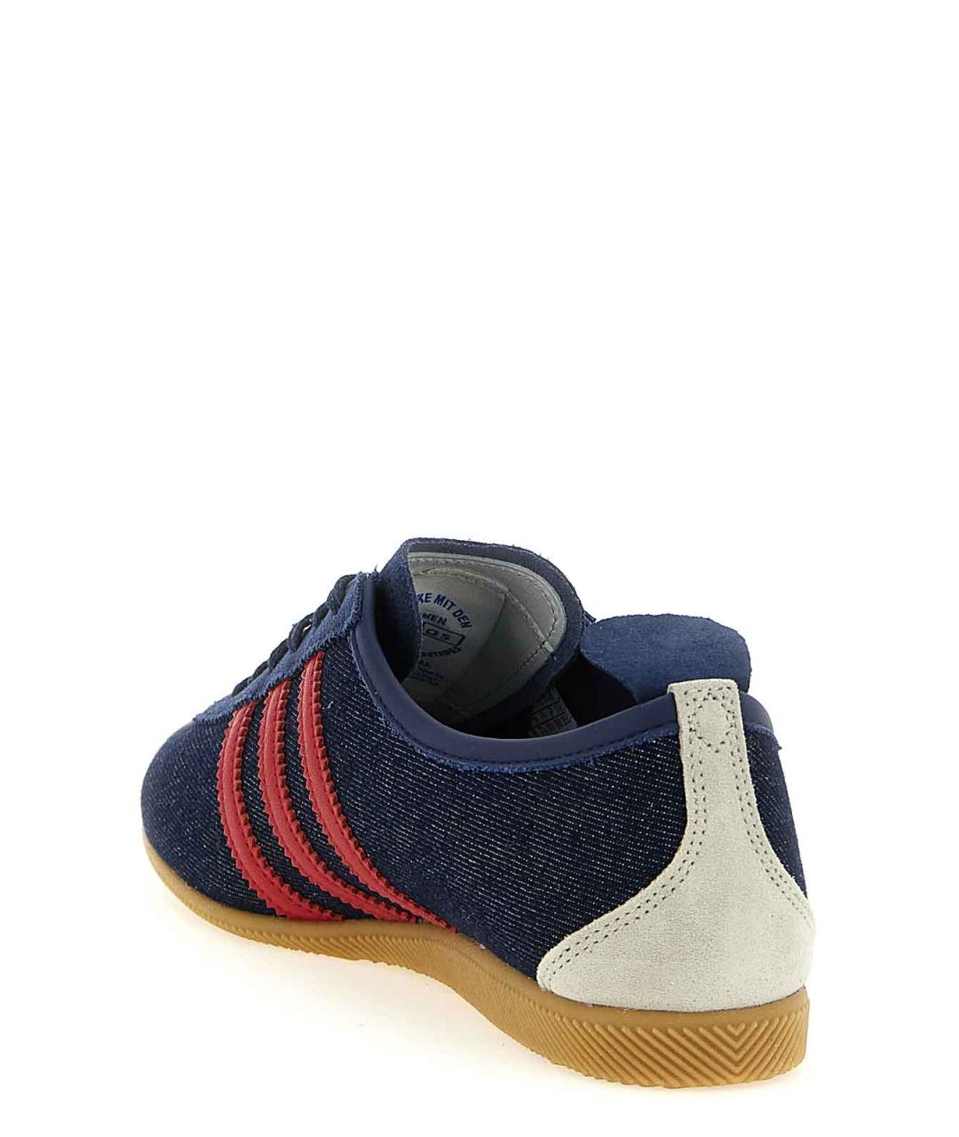 ADIDAS Синие текстильные низкие кроссовки / кеды, фото 3