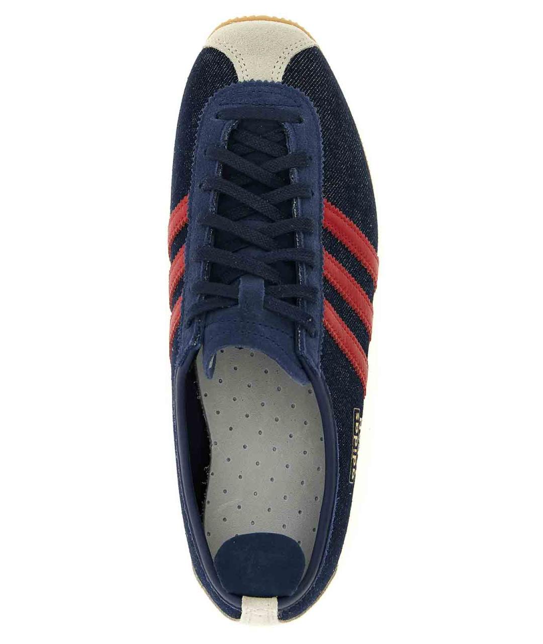 ADIDAS Синие текстильные низкие кроссовки / кеды, фото 4