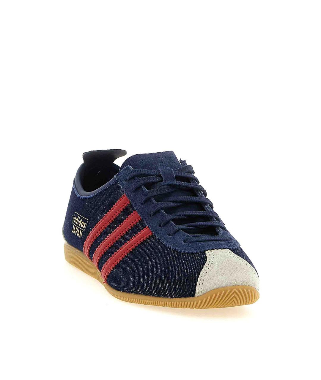 ADIDAS Синие текстильные низкие кроссовки / кеды, фото 2
