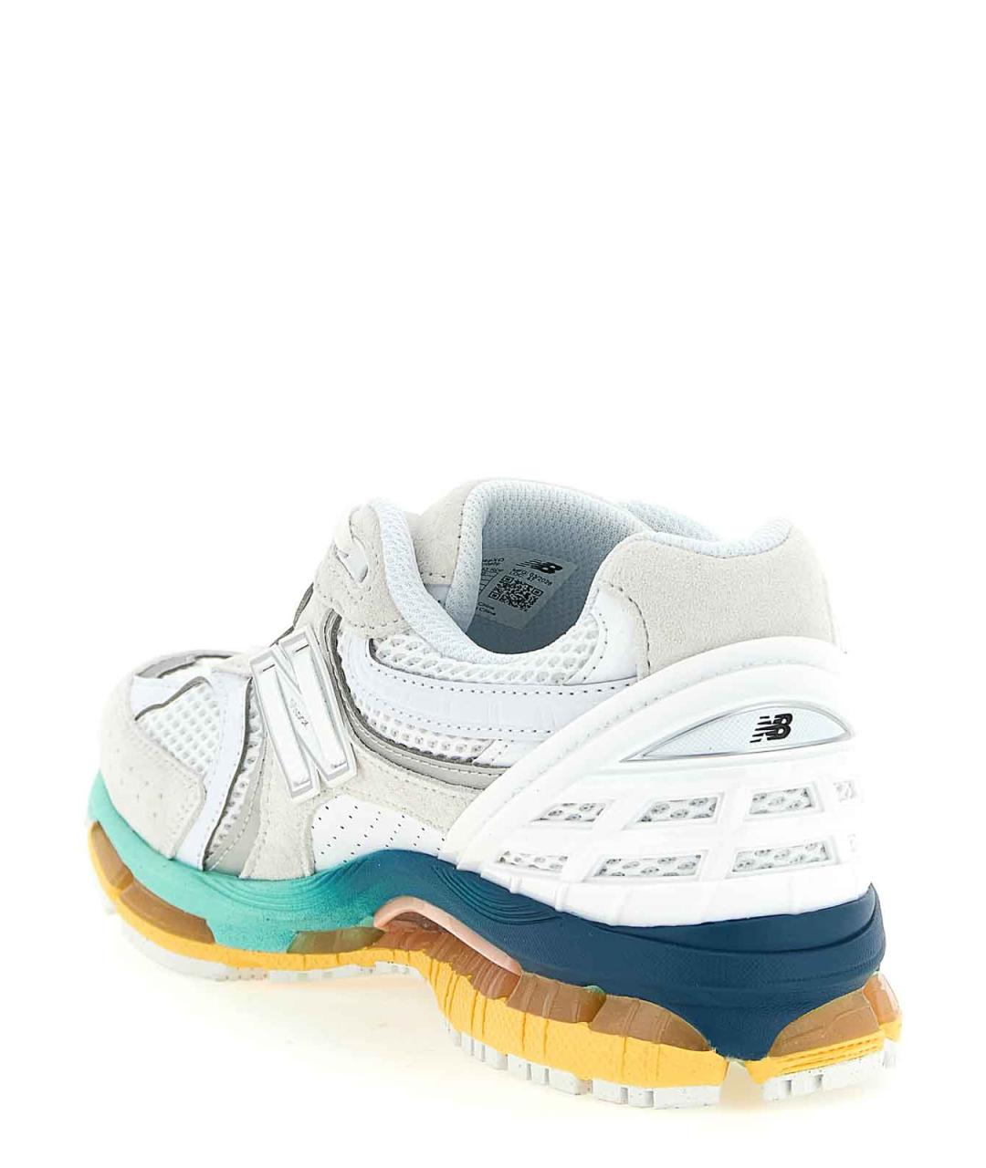 NEW BALANCE Белые текстильные низкие кроссовки / кеды, фото 3