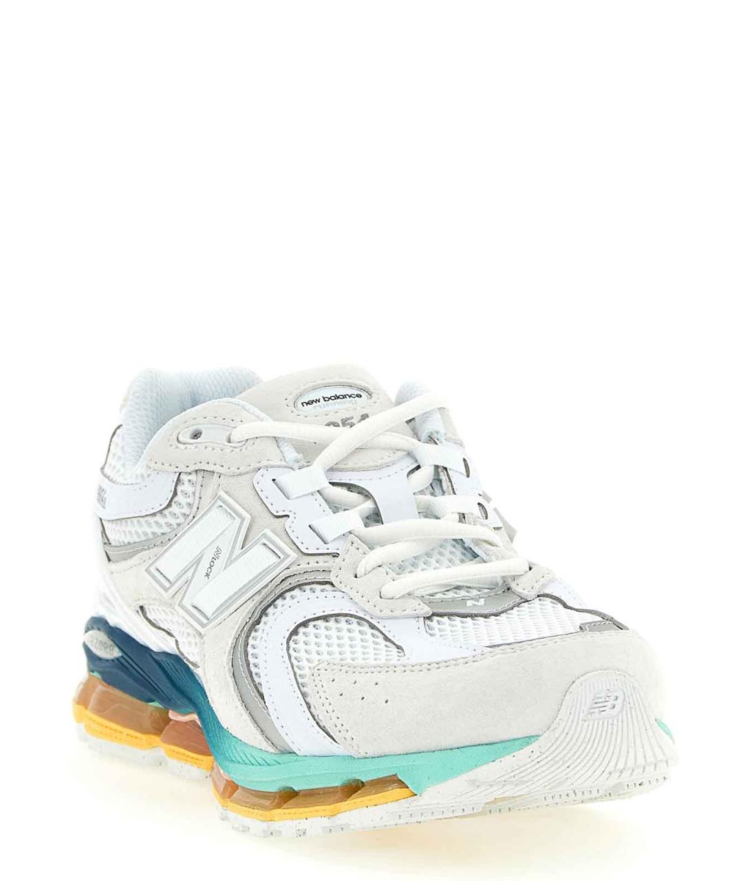 NEW BALANCE Белые текстильные низкие кроссовки / кеды, фото 2