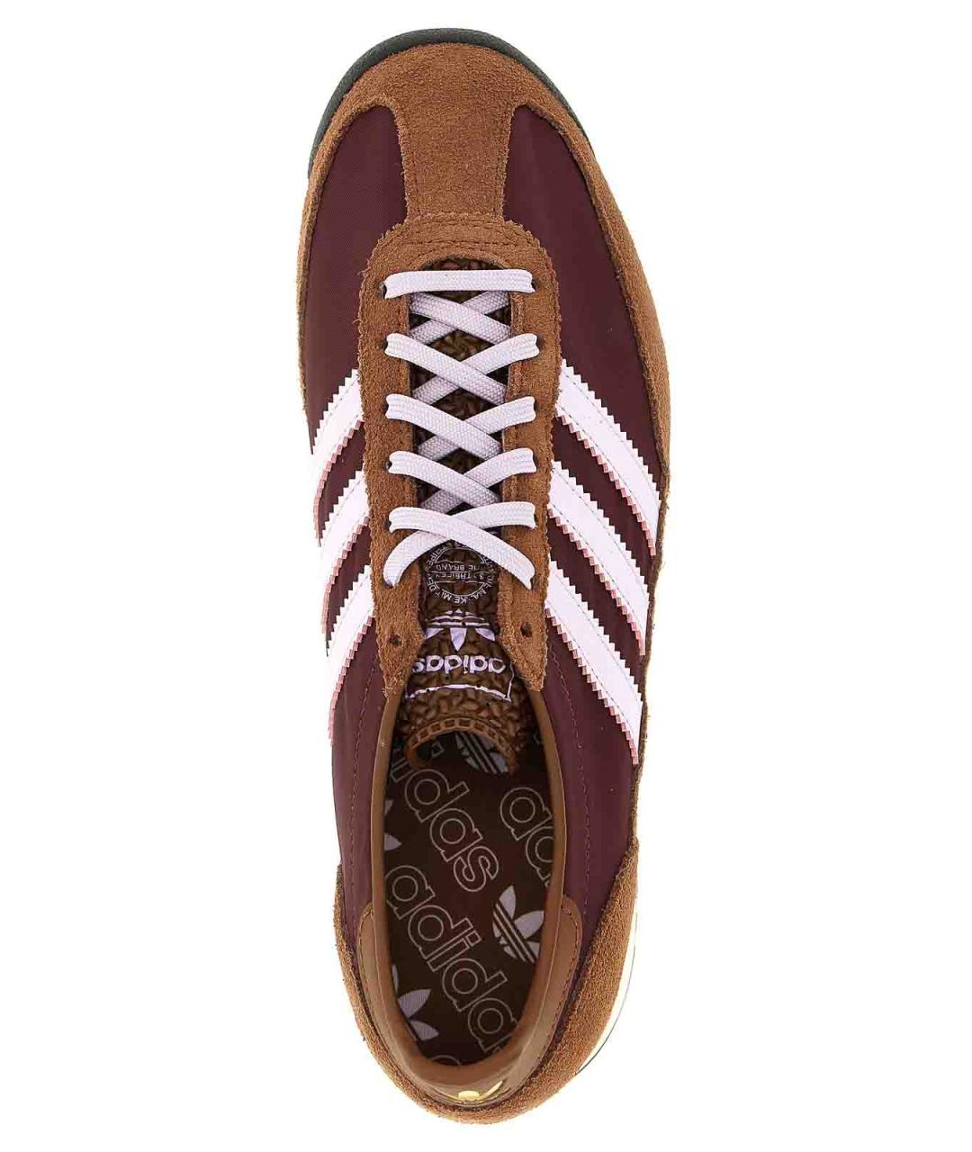 ADIDAS Коричневые замшевые кроссовки, фото 4