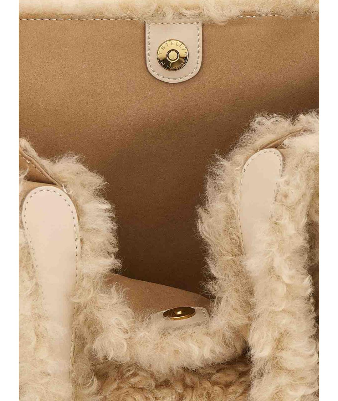 STELLA MCCARTNEY Бежевая сумка тоут, фото 4