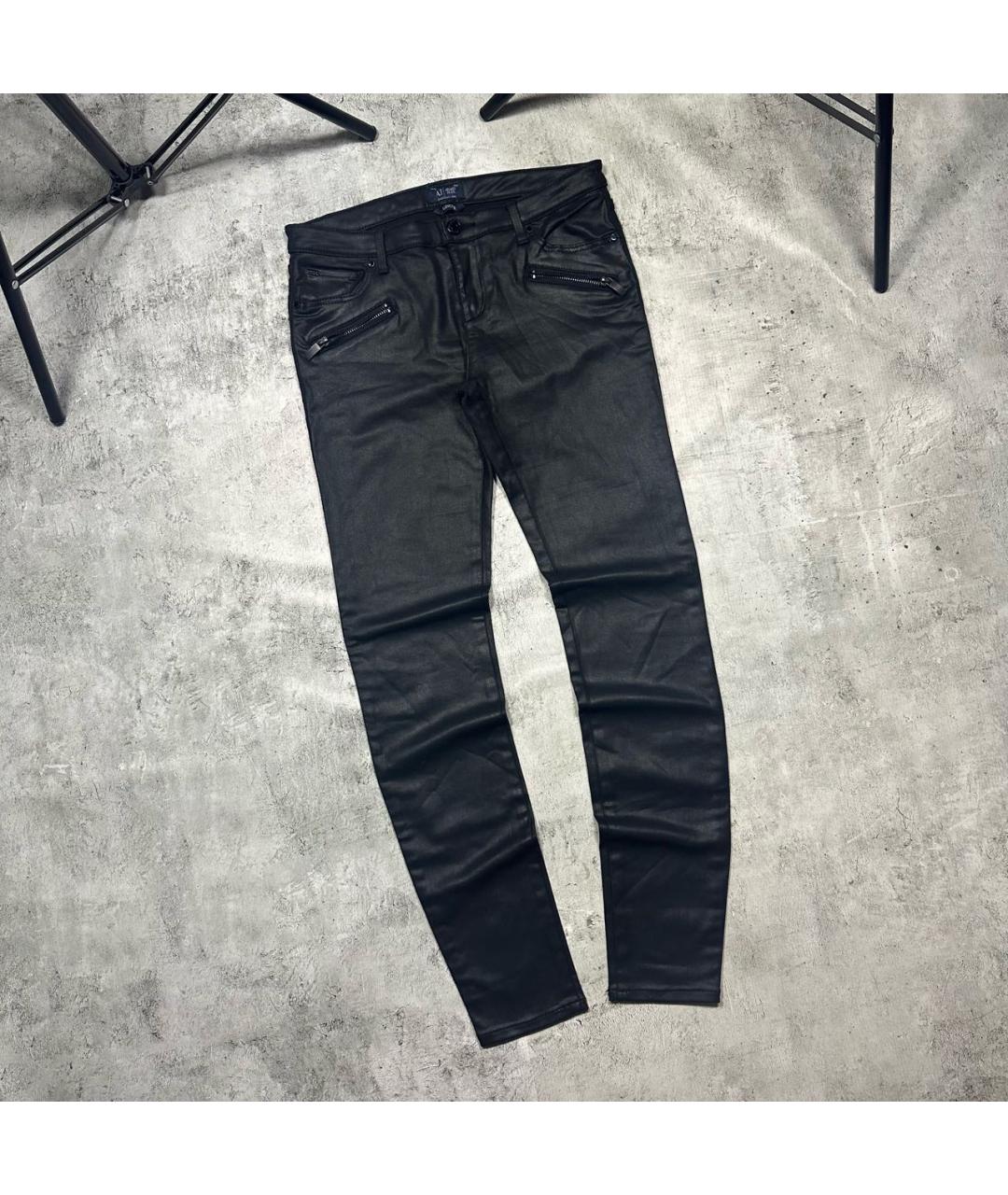 ARMANI JEANS Черные джинсы слим, фото 8
