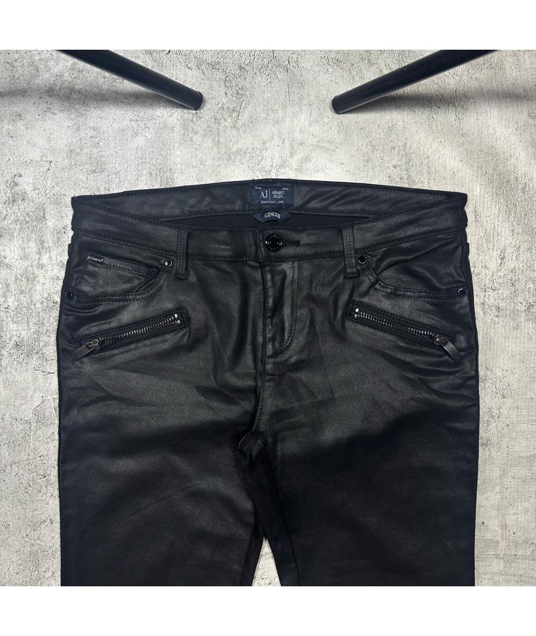 ARMANI JEANS Черные джинсы слим, фото 3