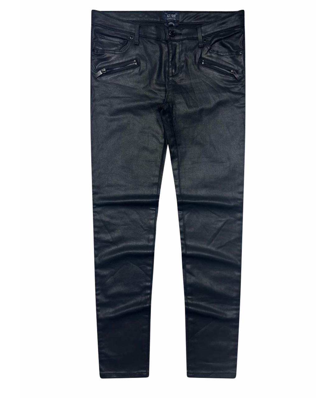 ARMANI JEANS Черные джинсы слим, фото 1