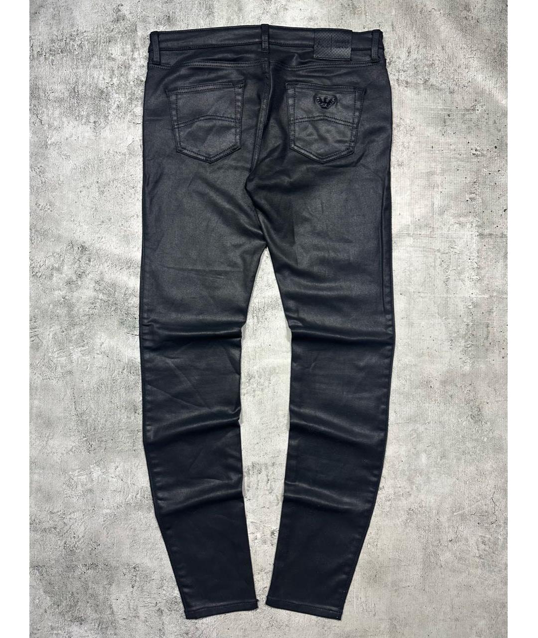 ARMANI JEANS Черные джинсы слим, фото 2