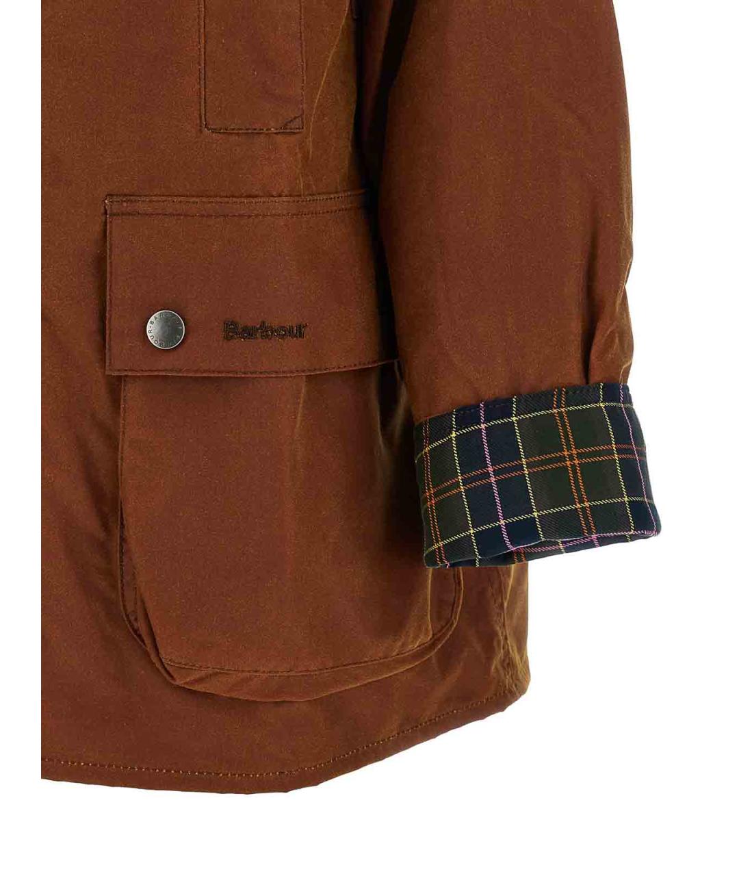 BARBOUR Коричневая куртка, фото 4