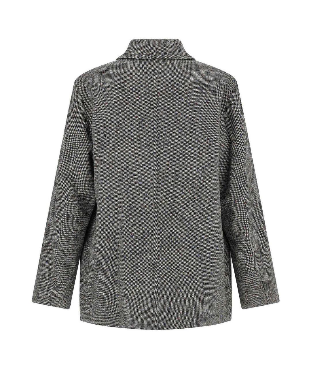 DRIES VAN NOTEN Серое пальто, фото 2