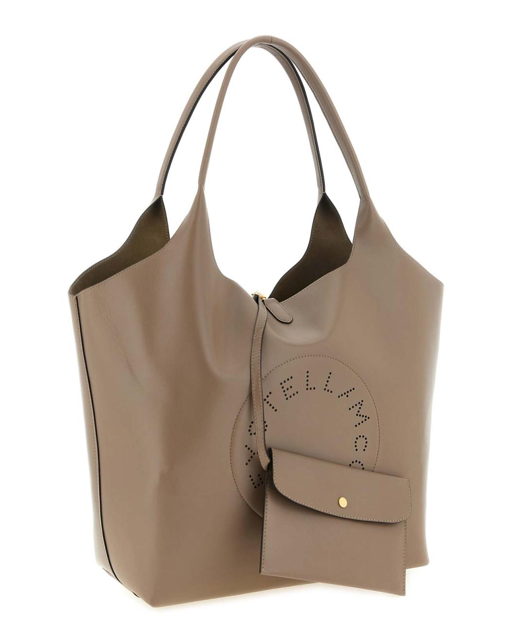 STELLA MCCARTNEY Бежевая сумка тоут из искусственной кожи, фото 3