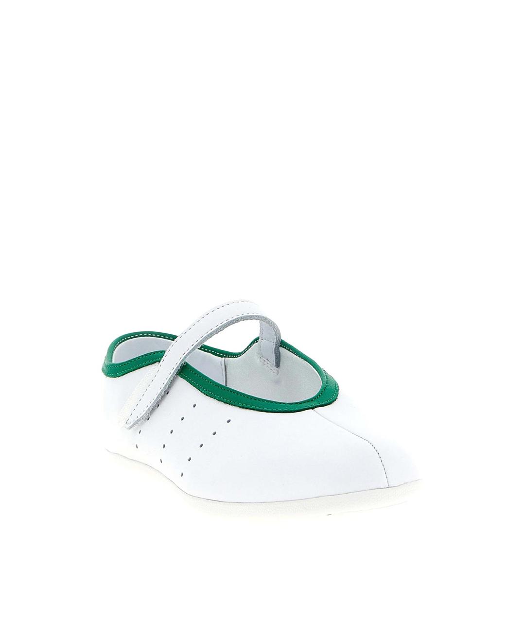 ADIDAS Белые кожаные балетки, фото 2