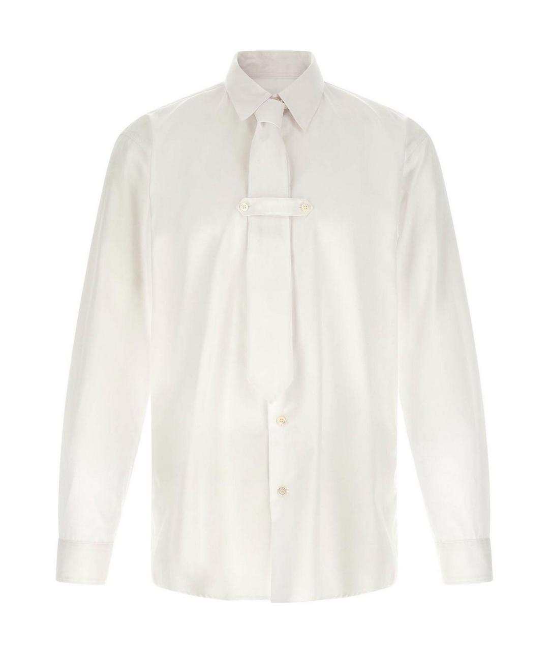 DRIES VAN NOTEN Белая хлопковая классическая рубашка, фото 1