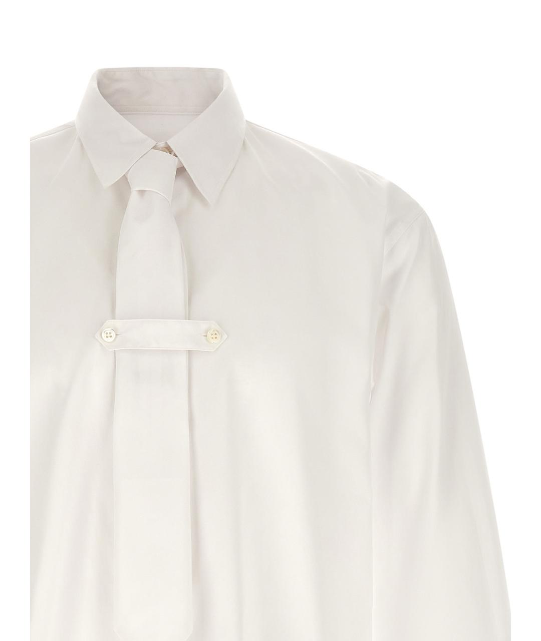DRIES VAN NOTEN Белая хлопковая классическая рубашка, фото 3