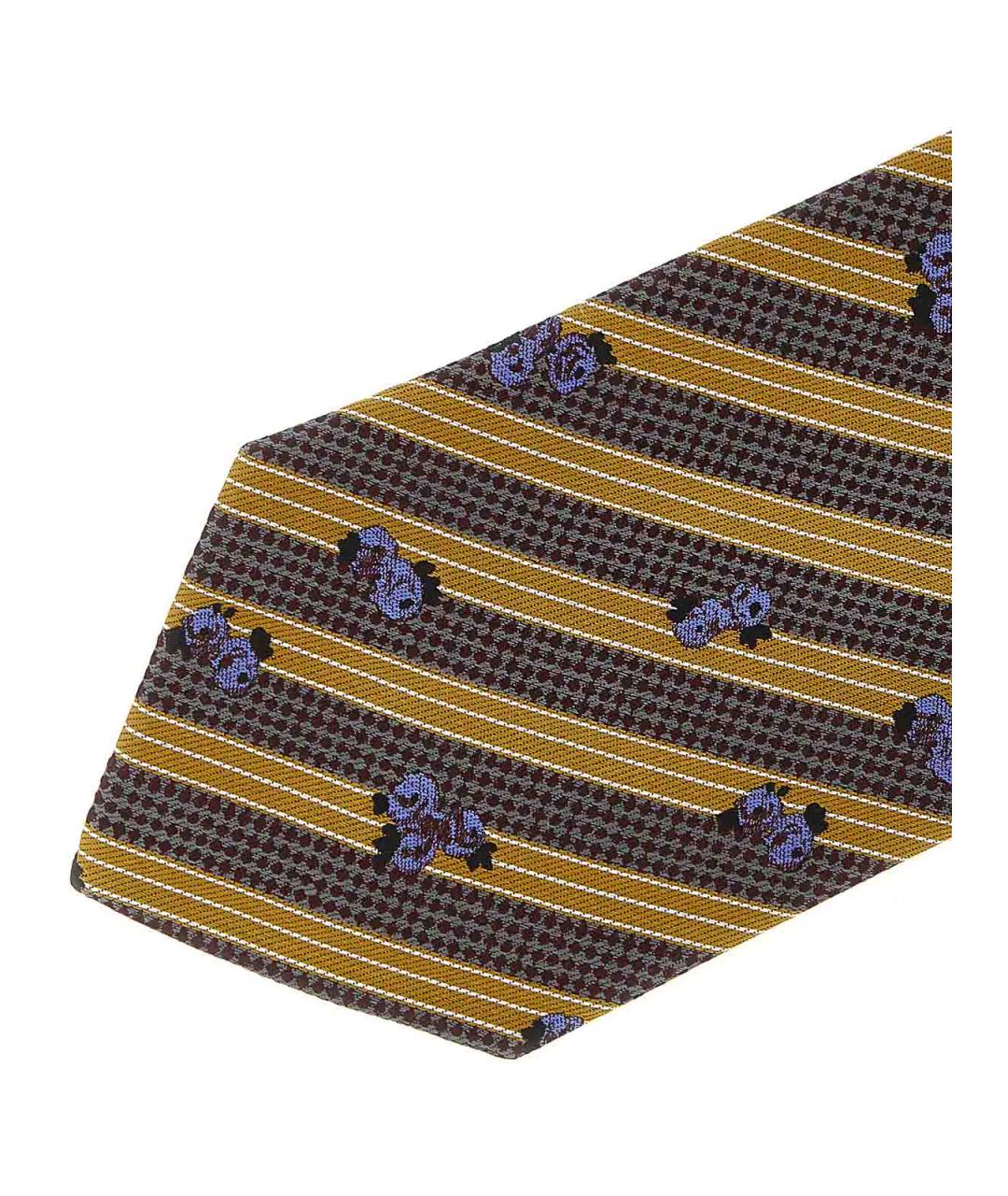 DRIES VAN NOTEN Мульти шелковый галстук, фото 3