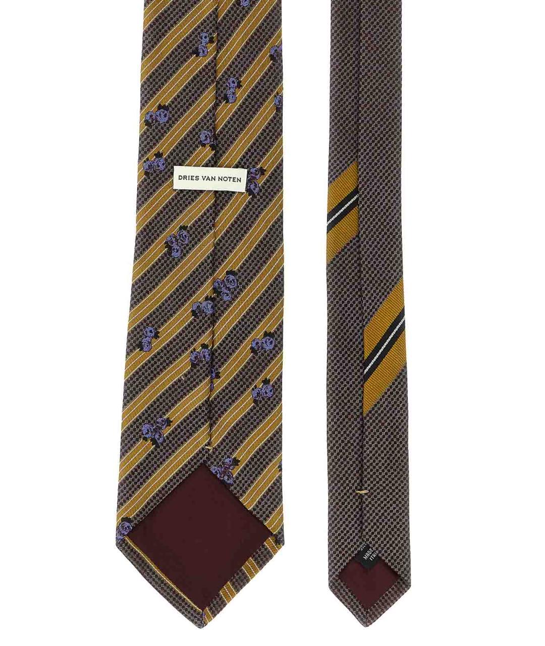 DRIES VAN NOTEN Мульти шелковый галстук, фото 2