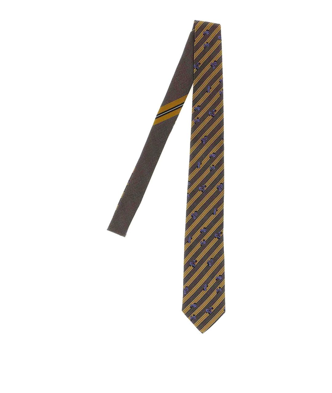 DRIES VAN NOTEN Мульти шелковый галстук, фото 1