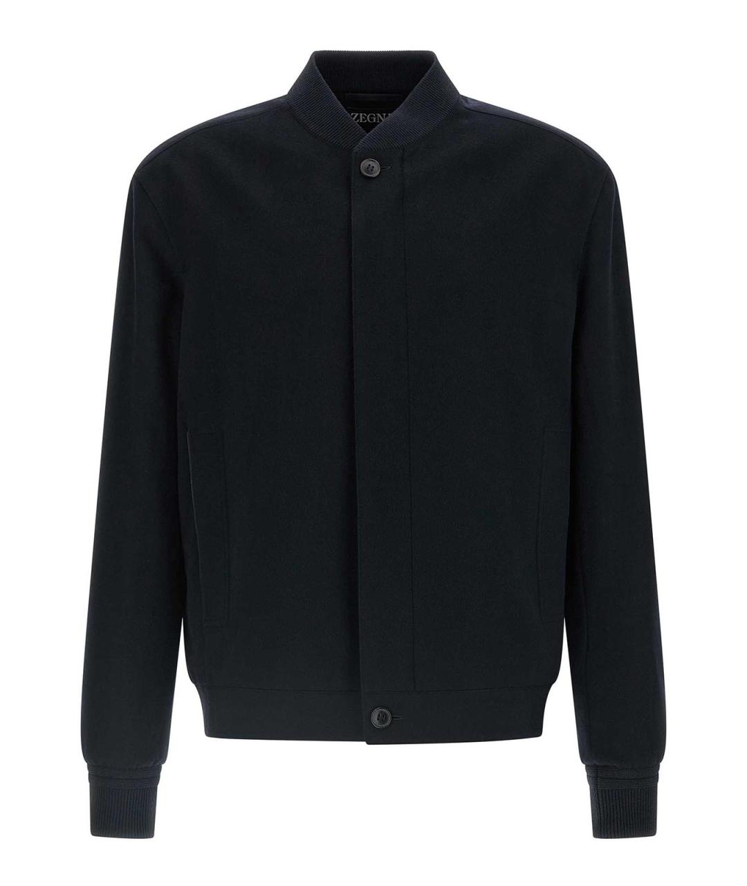 ZEGNA Темно-синяя кашемировая куртка, фото 1