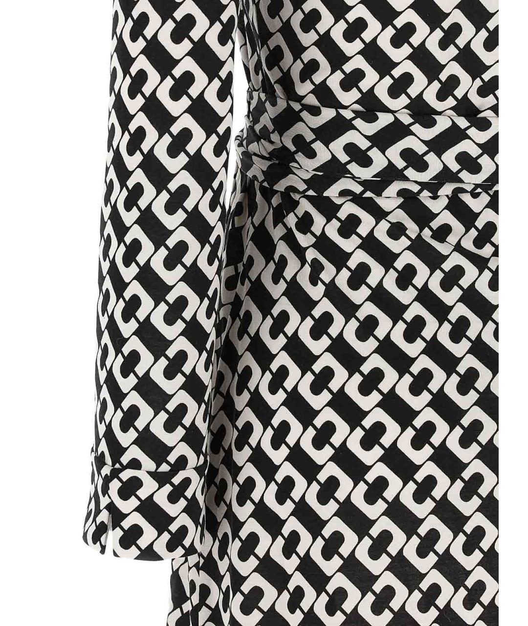DIANE VON FURSTENBERG Мульти шелковое повседневное платье, фото 4
