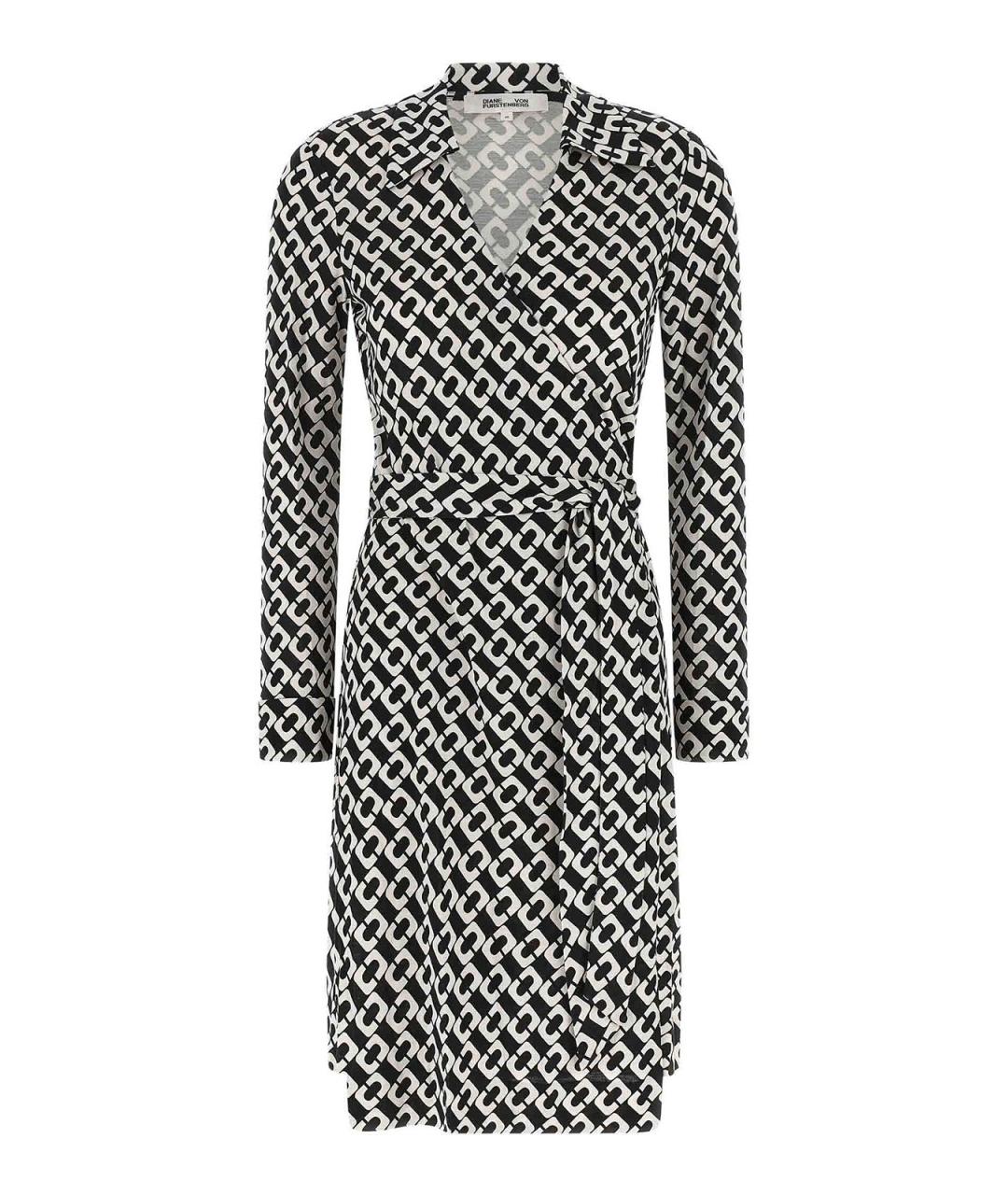 DIANE VON FURSTENBERG Мульти шелковое повседневное платье, фото 1