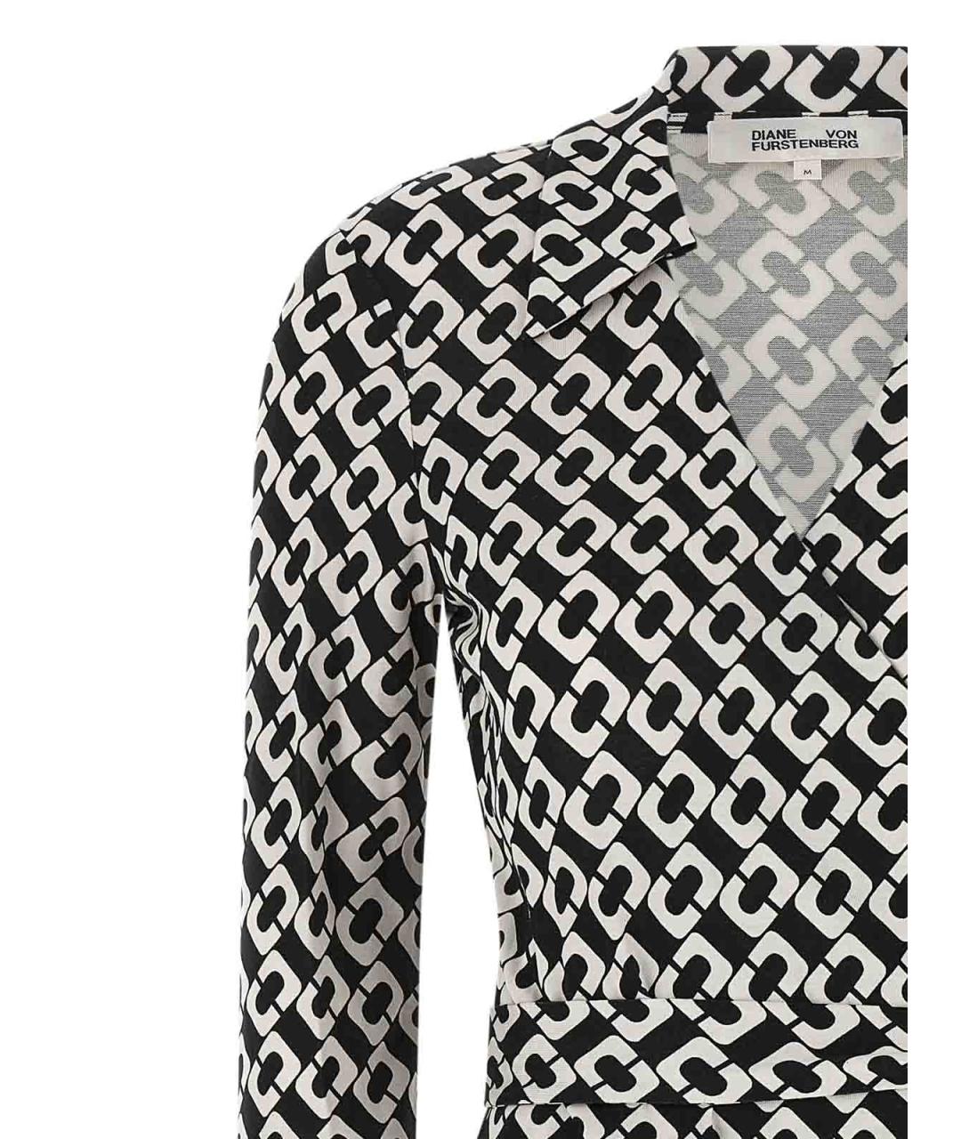 DIANE VON FURSTENBERG Мульти шелковое повседневное платье, фото 3