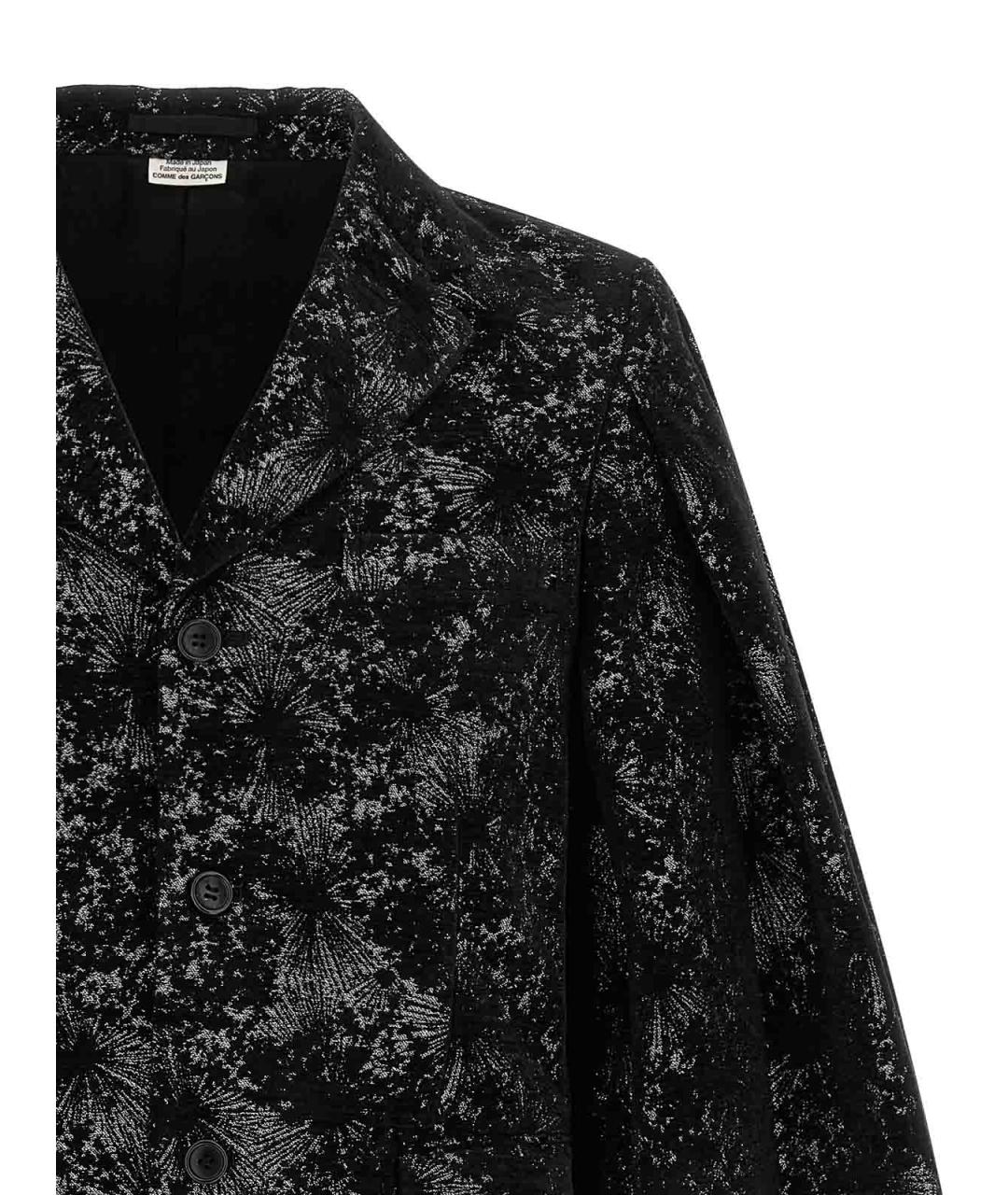 COMME DES GARÇONS HOMME PLUS Черный полиэстеровый пиджак, фото 3