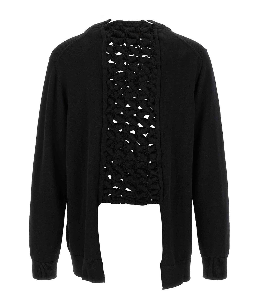 COMME DES GARÇONS HOMME PLUS Черный шерстяной кардиган, фото 2