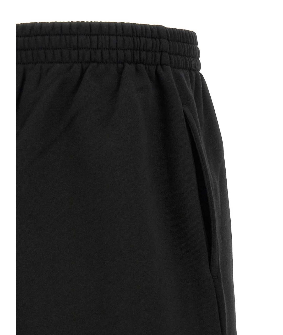 BALENCIAGA Черные хлопковые шорты, фото 4