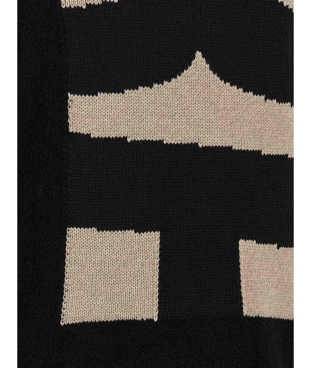 COMME DES GARÇONS Черный полиэстеровый джемпер / свитер, фото 4