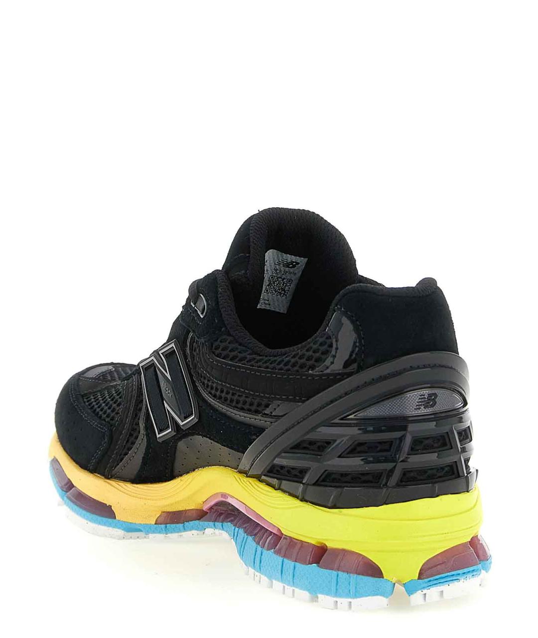 NEW BALANCE Черные текстильные низкие кроссовки / кеды, фото 3
