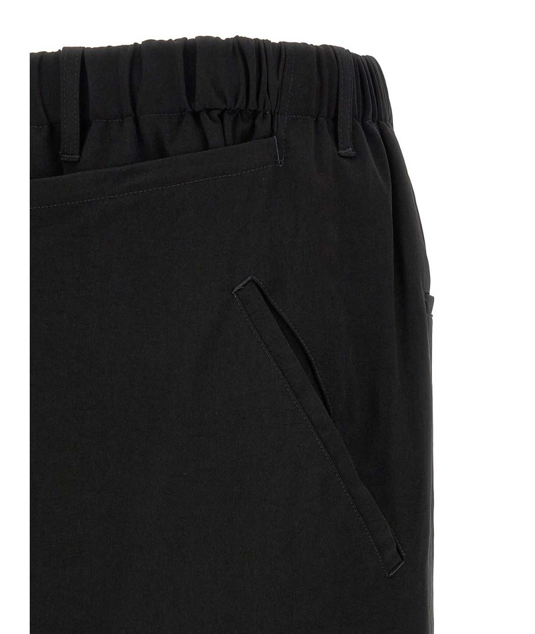YOHJI YAMAMOTO Черные повседневные брюки, фото 5