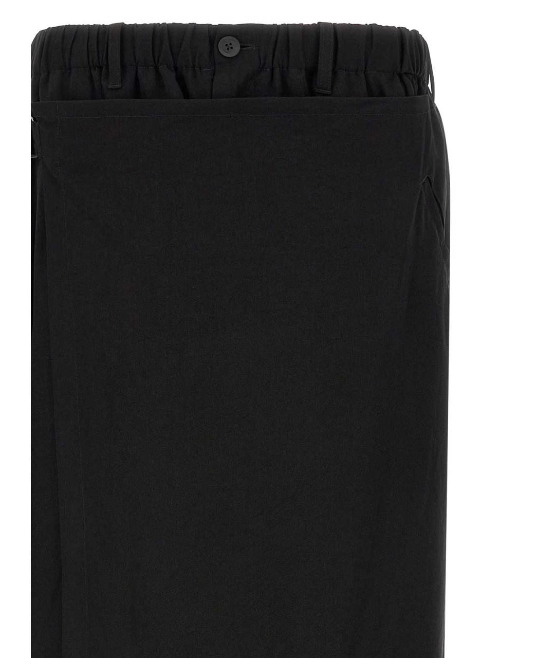 YOHJI YAMAMOTO Черные повседневные брюки, фото 3