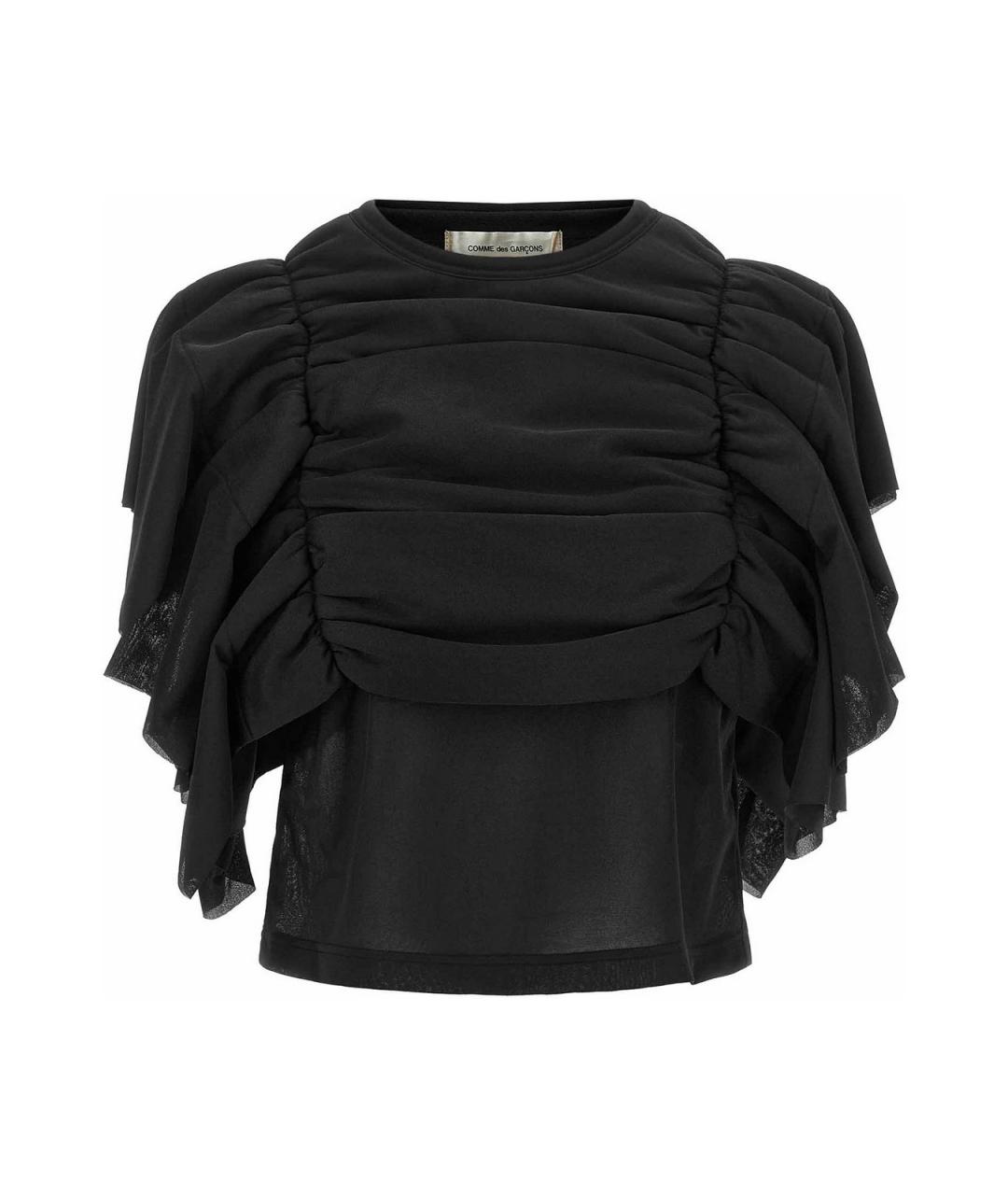 COMME DES GARÇONS Черная блузы, фото 1