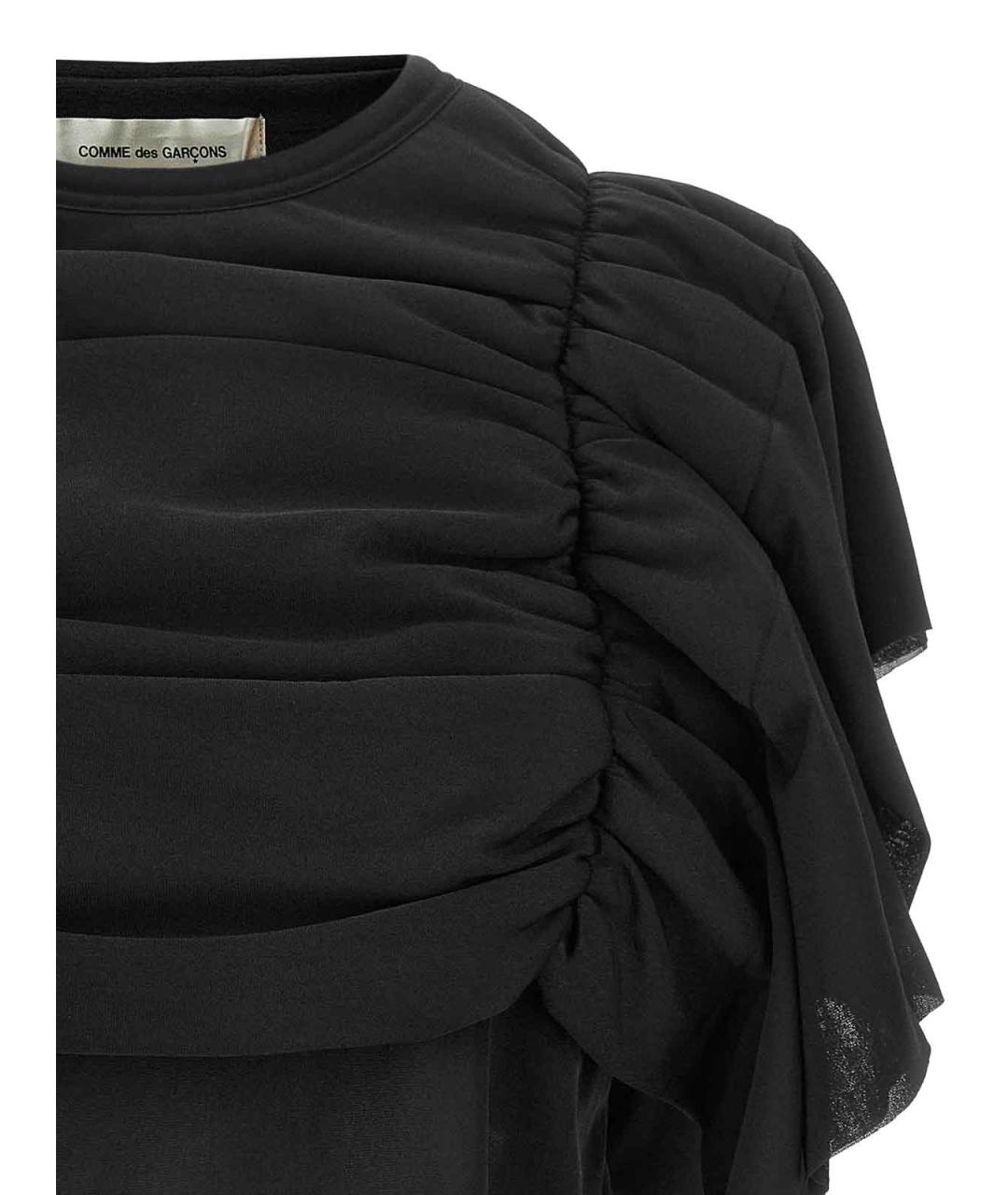 COMME DES GARÇONS Черная блузы, фото 3