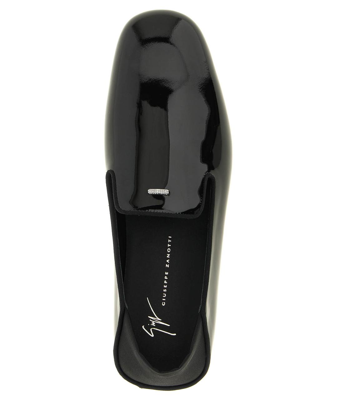 GIUSEPPE ZANOTTI DESIGN Черные кожаные лоферы, фото 4