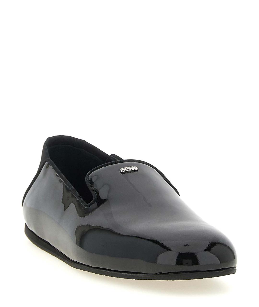 GIUSEPPE ZANOTTI DESIGN Черные кожаные лоферы, фото 2