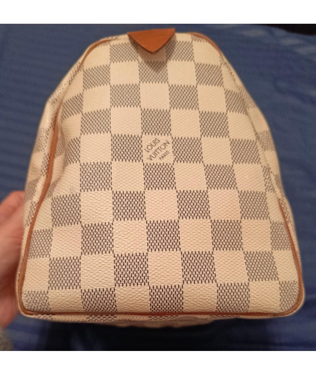 LOUIS VUITTON Белая сумка с короткими ручками, фото 7