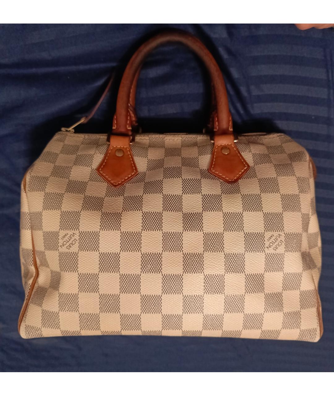 LOUIS VUITTON Белая сумка с короткими ручками, фото 10
