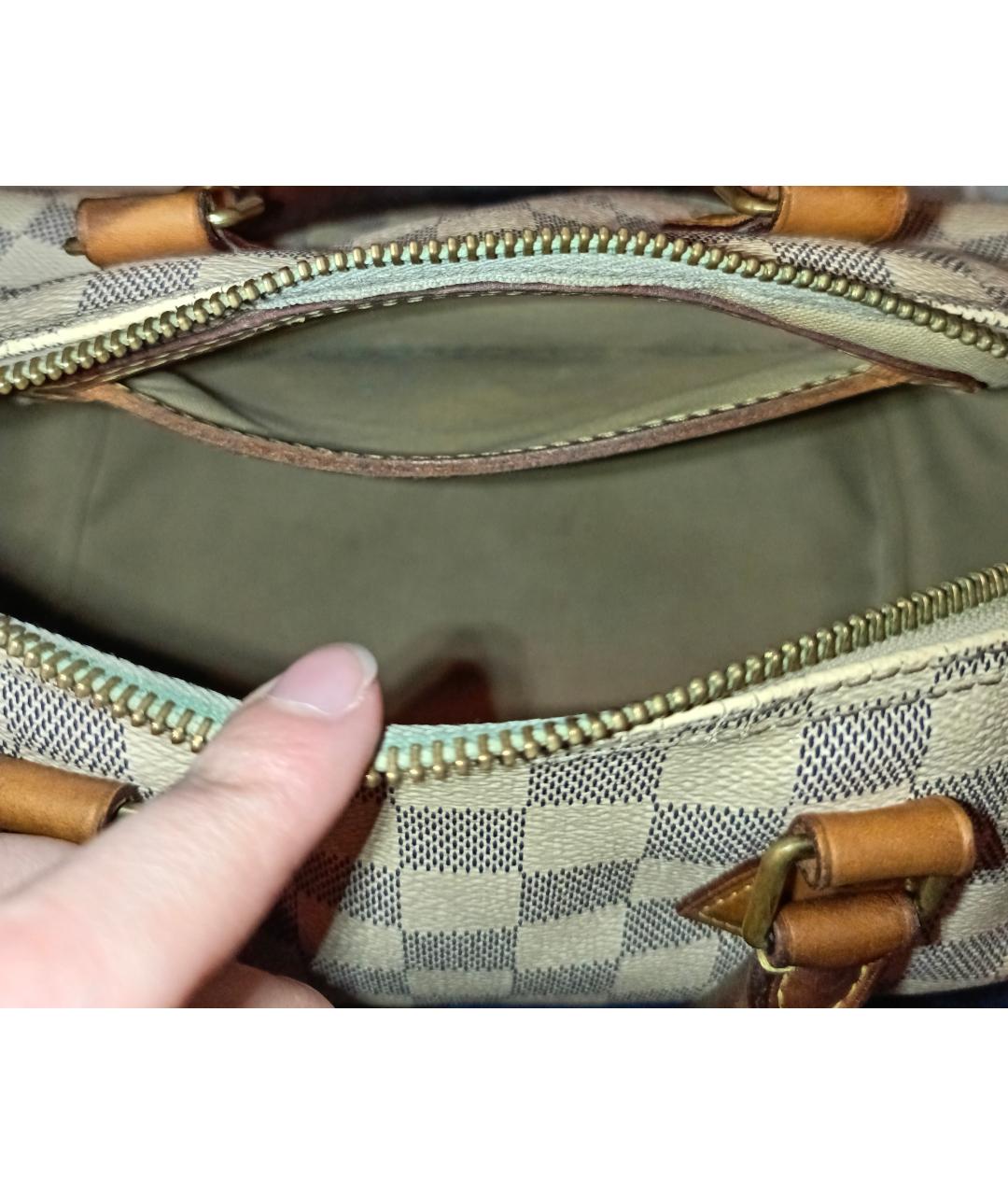 LOUIS VUITTON Белая сумка с короткими ручками, фото 4