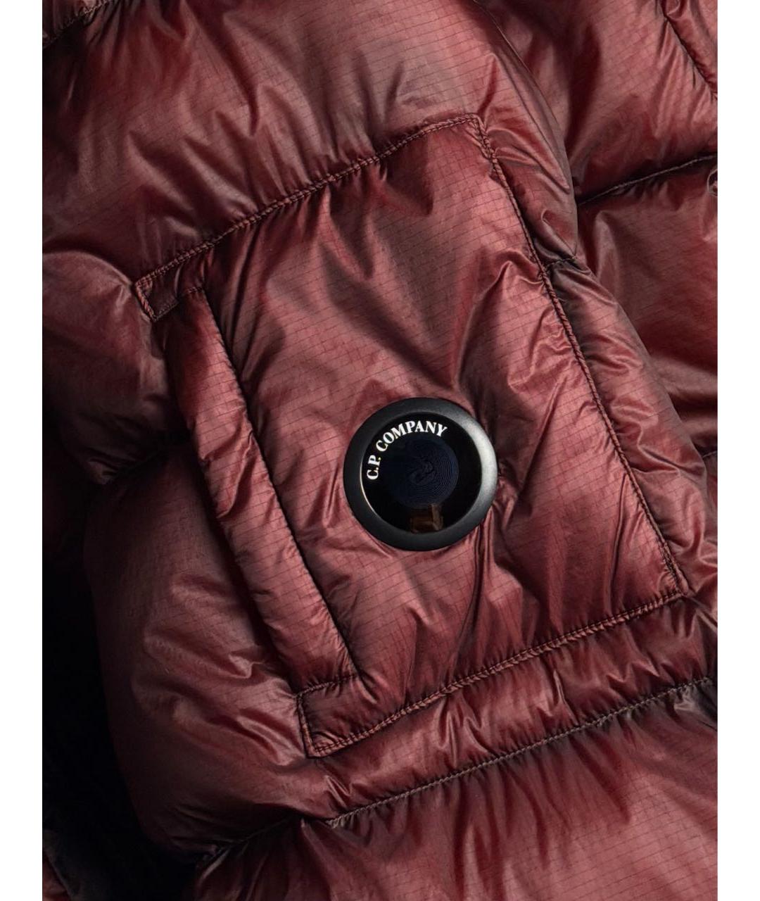 CP COMPANY Бордовая полиамидовая куртка, фото 5
