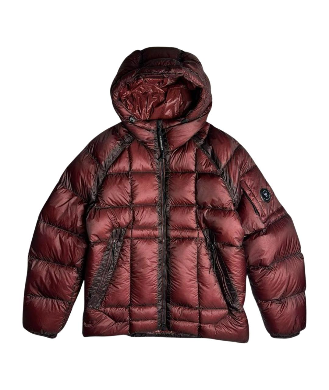 CP COMPANY Бордовая полиамидовая куртка, фото 1