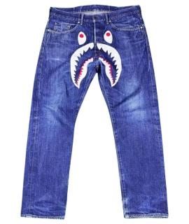 BAPE Прямые джинсы