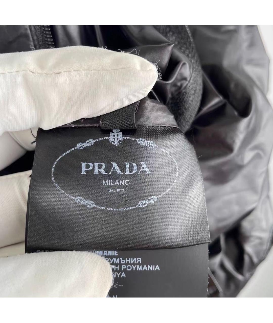 PRADA Черный пуховик, фото 5