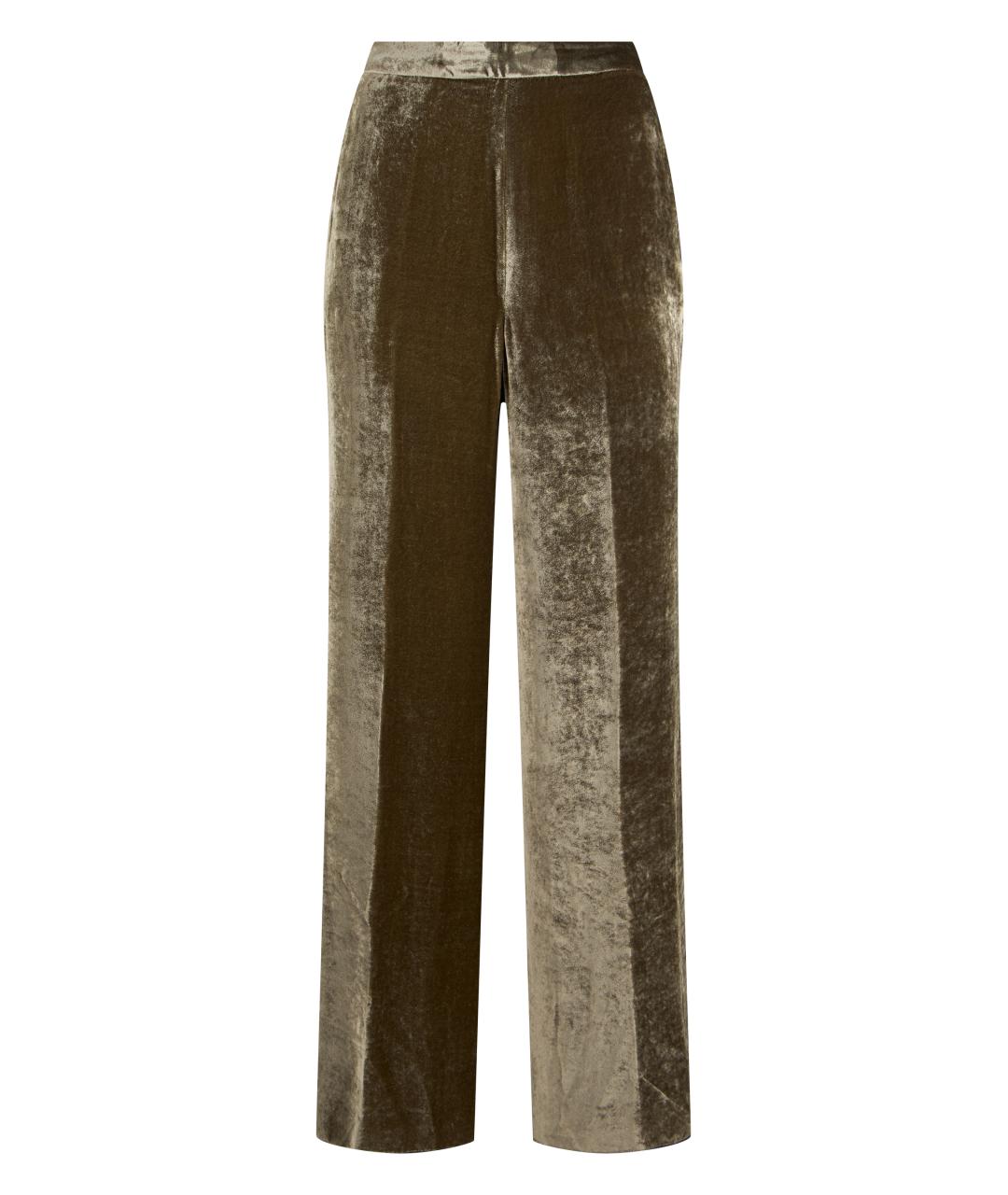ETRO Бежевые вискозные брюки широкие, фото 1