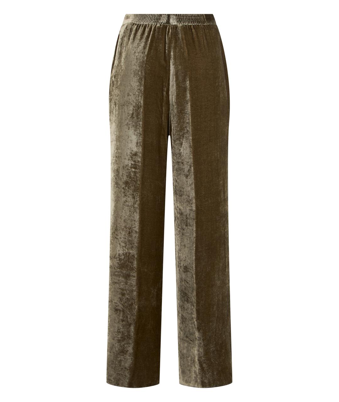 ETRO Бежевые вискозные брюки широкие, фото 2