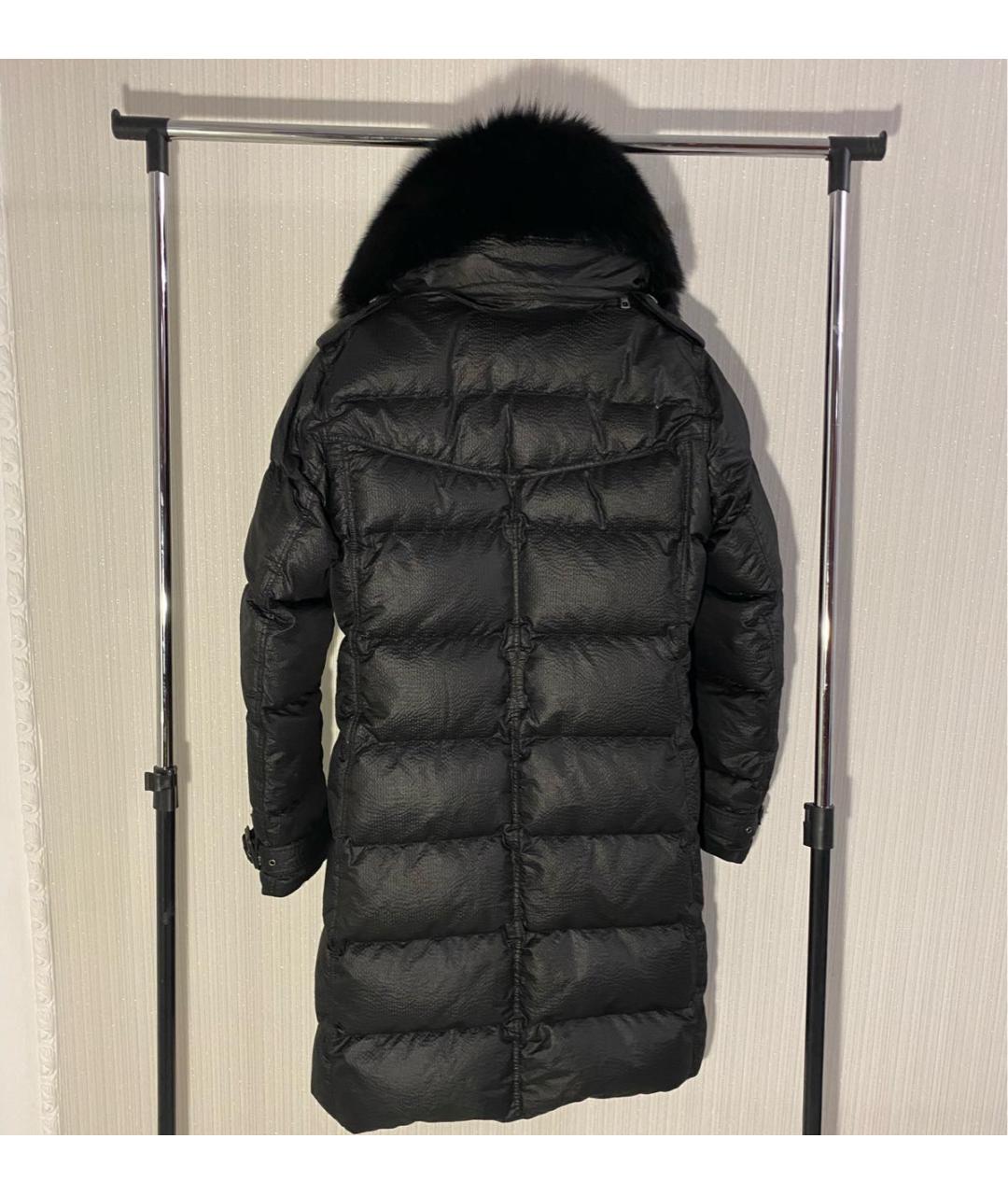 BURBERRY Черный полиэстеровый пуховик, фото 2