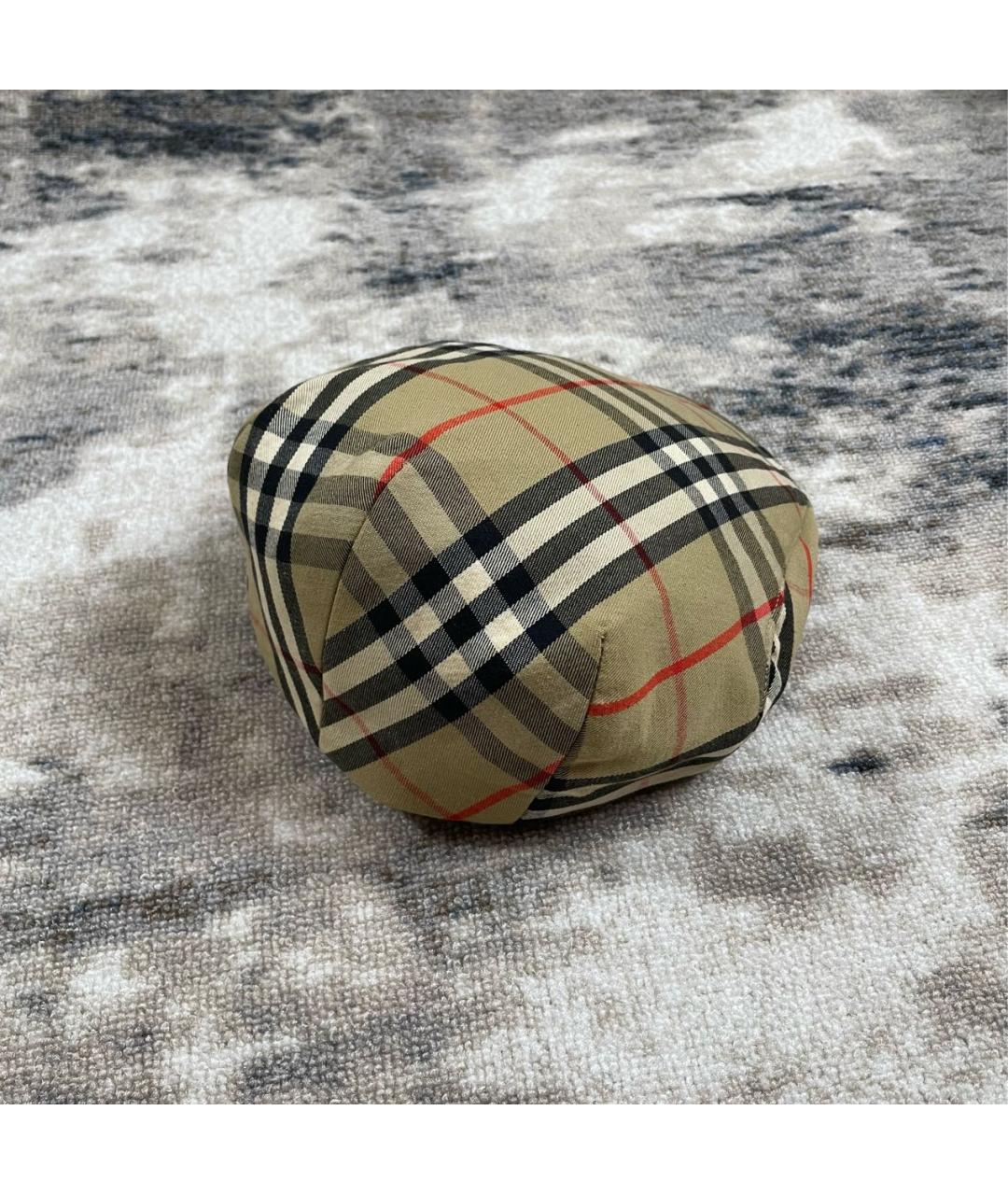 BURBERRY Бежевая хлопковая кепка/бейсболка, фото 2